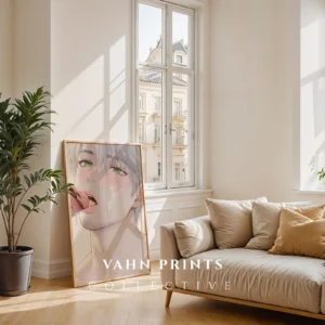 Printable Modern Wall Art Digital Anime Male Nude Poster