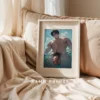 Printable Anime Male Nude Digital Poster Modern Wall Decor