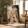 Printable Modern Poster Digital Anime Male Nude Wall Art