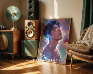 Naked Anime Guy Wall Art Digital Printable Poster