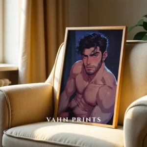 Digital Download Sexy Anime Male Poster Hot Wall Art