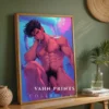 Digital Poster Nude Anime Man Hot Modern Wall Decor