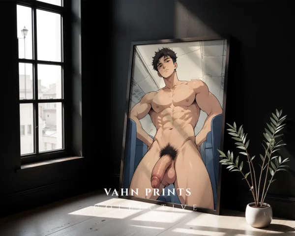 Hot Anime Male Poster Printable Digital Wall Art Modern
