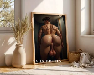 Anime Man Hot Poster Digital Modern Wall Art Printable