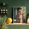 Hot Anime Man Wall Art Digital Poster Printable Modern