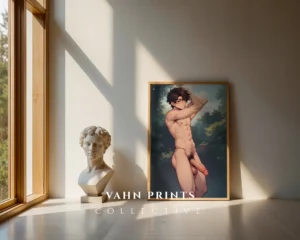 Printable Wall Art Hot Anime Man Digital Modern Poster