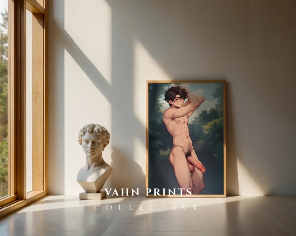 Printable Wall Art Hot Anime Man Digital Modern Poster