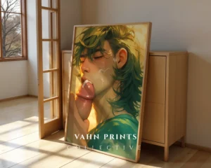 Hot Anime Male Poster Digital Printable Modern Wall Decor