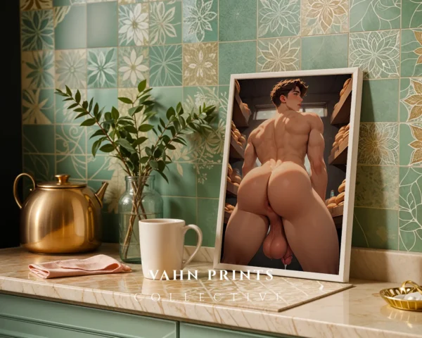 Printable Modern Wall Poster Hot Anime Man Digital Art