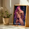 Digital Poster Printable Modern Anime Man Nude Hot Wall Art
