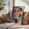 Printable Wall Art Sexy Anime Man Digital Modern Poster