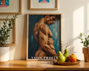 Digital Download Hot Anime Guy Printable Modern Wall Poster