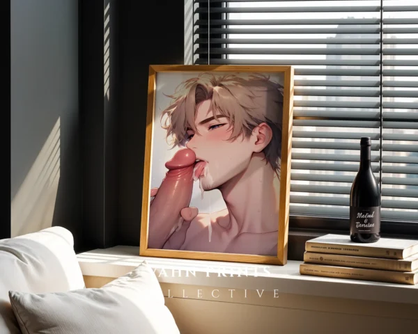 D314c_m1 Digital Download Anime Man Hot Printable Modern Wall Poster