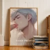 Printable Erotic Anime Male Poster Digital Modern Wall Art