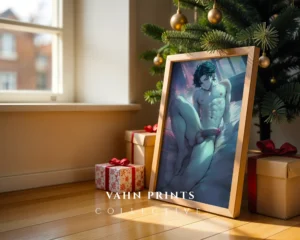 Digital Download Hot Anime Guy Poster Printable Wall Art