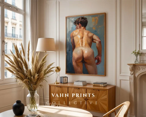 Hot Anime Man Poster Digital Printable Modern Wall Decor