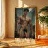 Sexy Anime Guy Digital Poster Modern Wall Art Printable