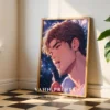 Naked Anime Male Poster Digital Download Modern Printable