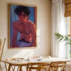 Printable Digital Poster Erotic Anime Guy Modern Wall Art