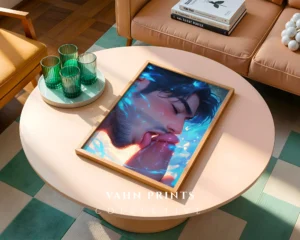 Printable Wall Art Naked Anime Guy Digital Modern Poster