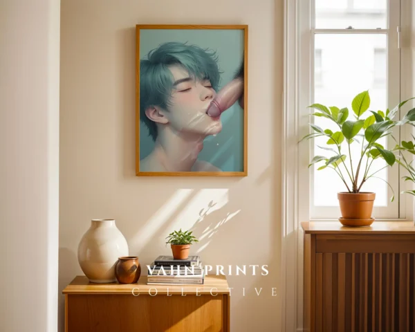 Hot Anime Male Digital Poster Printable Modern Wall Decor