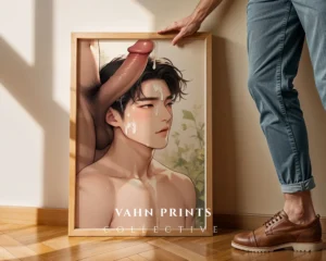 Printable Wall Art Sexy Anime Male Digital Modern Poster