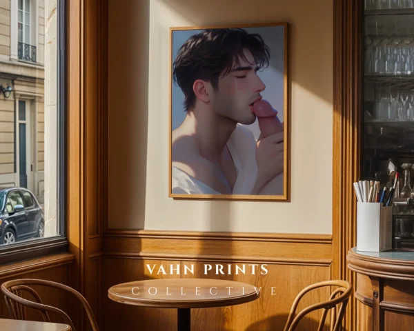 Modern Wall Art Sexy Anime Man Printable Digital Poster