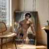 Printable Hot Anime Male Poster Digital Modern Wall Art
