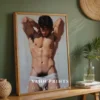 Hot Anime Male Poster Digital Printable Modern Wall Decor