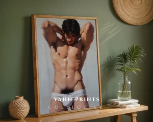 Hot Anime Male Poster Digital Printable Modern Wall Decor