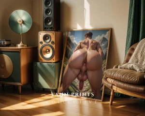 Printable Erotic Anime Male Wall Art Digital Modern Poster