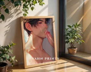 Digital Download Hot Anime Male Poster Printable Modern Wall