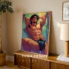 Digital Poster Naked Anime Male Printable Modern Wall Art