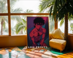 Printable Erotic Anime Male Wall Art Digital Modern Poster