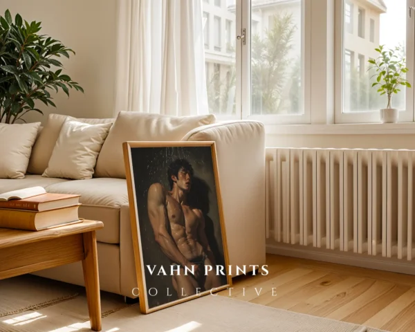 Hot Anime Guy Poster Digital Printable Modern Wall Decor