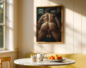 Artistic Male Nude Photography Printable Poster