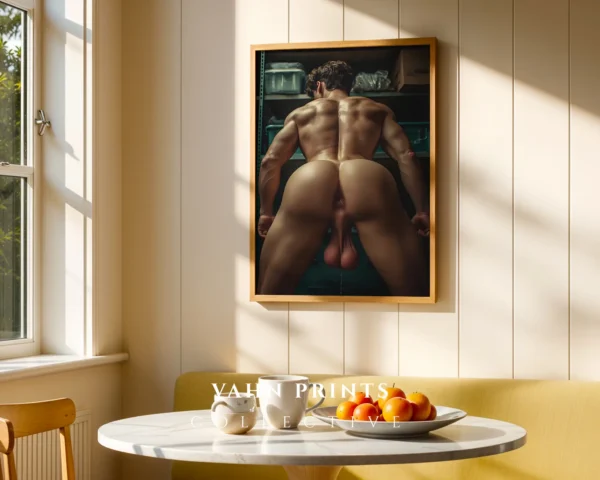 Artistic Male Nude Photography Printable Poster