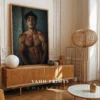 Clean Nude Male Art Printable Wall Poster