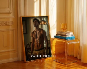 Bold Nude Male Art Poster Printable