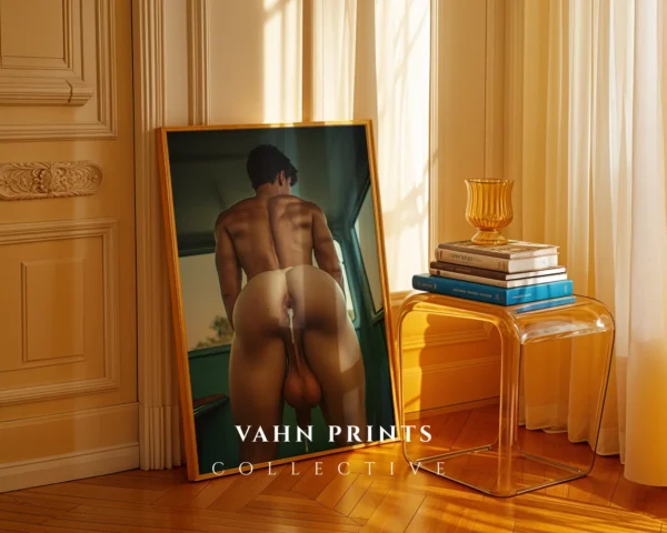 P1024c_m1 Monochrome Nude Male Photography Wall Decor