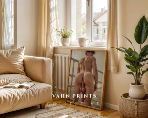Modern Nude Male Art Print Download