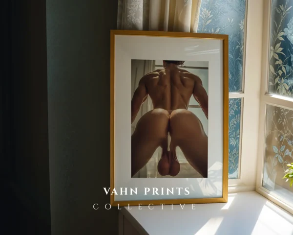 P1033c_m1 Modern Male Nude Photography Print Download