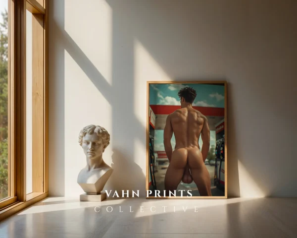 Art House Nude Male Photography Wall Art