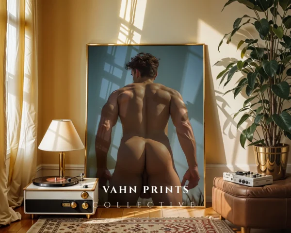 Minimal Nude Male Art Downloadable Print