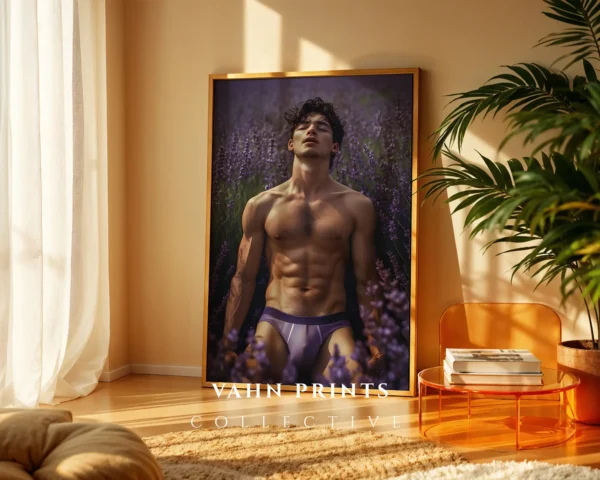 P1042c_m1 Quiet Nude Male Photography Art Print