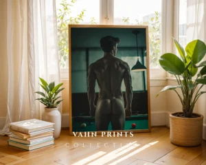 Calm Nude Male Art Printable Decor