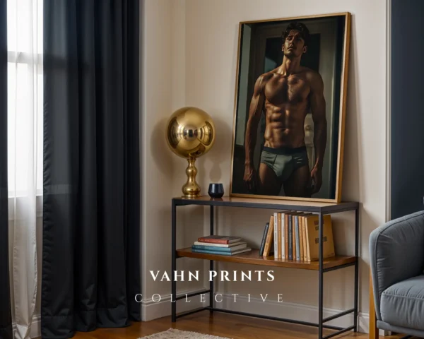 Architectural Nude Male Photography Print