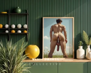 Modern Nude Male Anatomy Wall Art