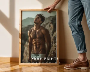 Classic Nude Male Photography Digital Print
