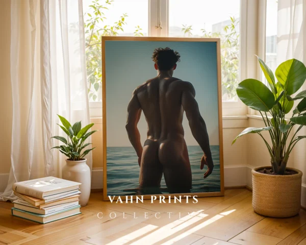 Fine Art Nude Male Wall Poster